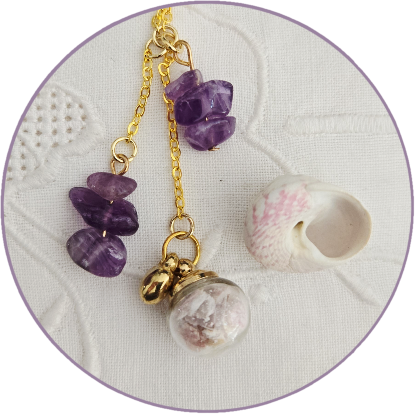 Améthyste & Coquillage