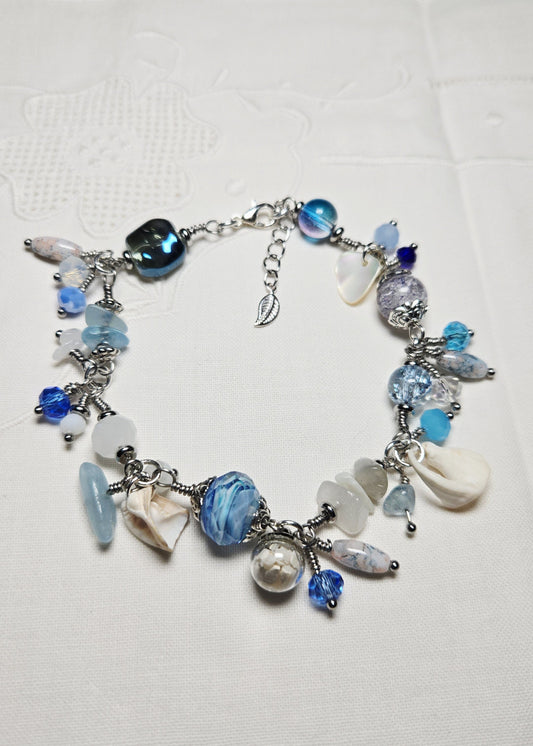 Bracelet bleu océan