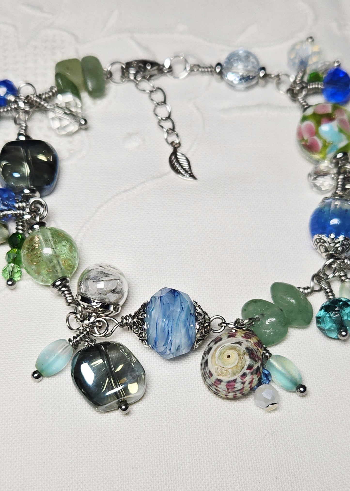 Bracelet Vert et bleu