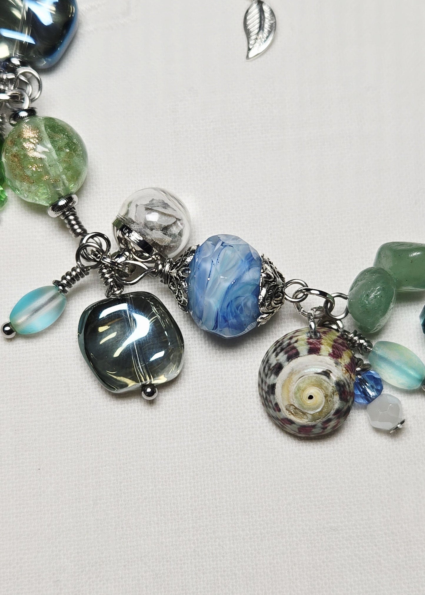 Bracelet Vert et bleu
