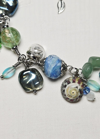 Bracelet Vert et bleu