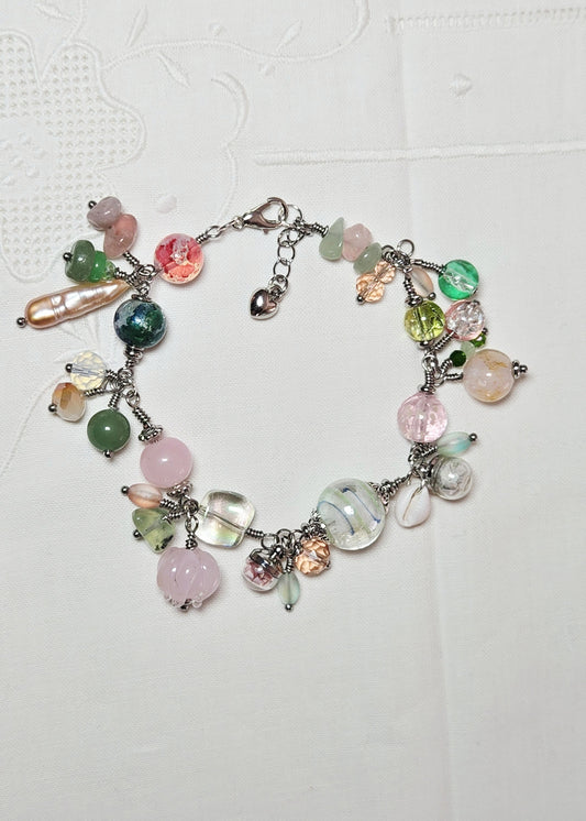 Bracelet Rose poudré