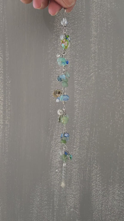 Bracelet Vert et bleu